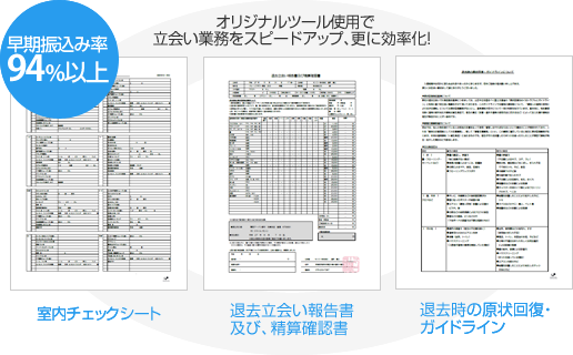 退去立会い 賃貸マンションの退去立会い代行 原状回復のプロシードネットワーク